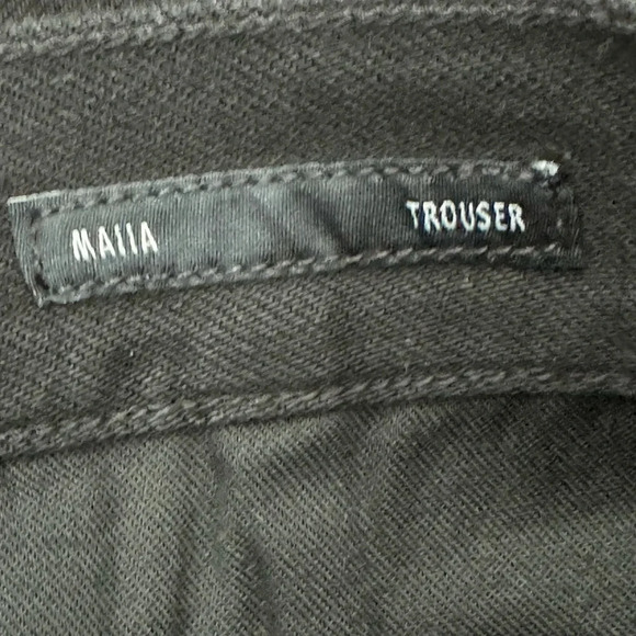 Edwin streetware Maiia Cropped Wide-Leg Jeans in black adjustable waist size S - Picture 6 of 16